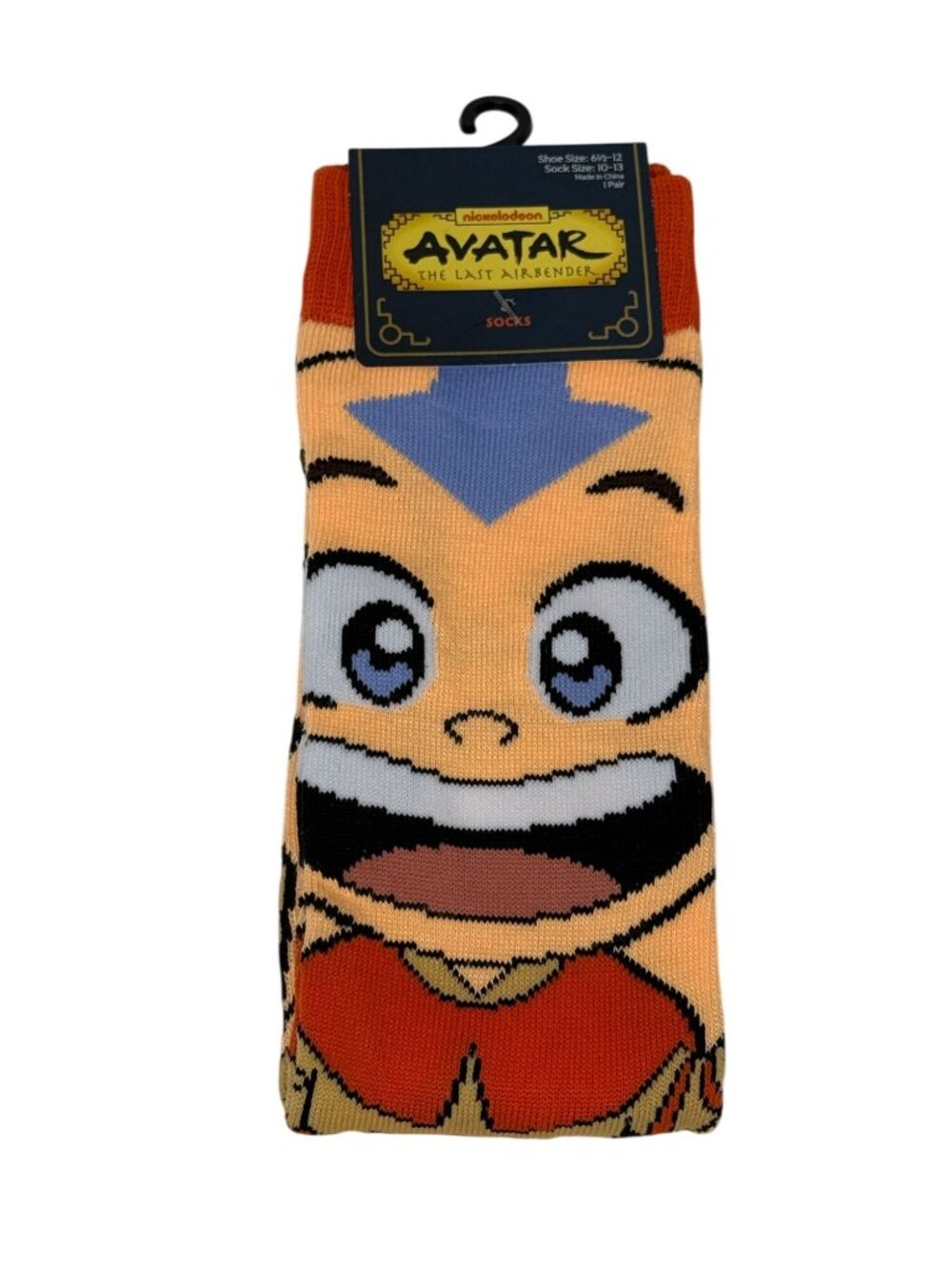 Avatar The Last Airbender Aang Crew Socks NWT